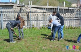 Молодежная акция по высадке саженцев 