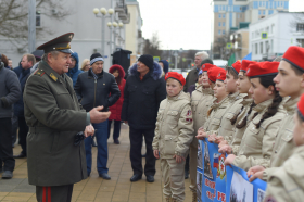 18.02.2019 автопробег в честь 76-й годовщины освобождения Адыгеи от немецко-фашистских захватчиков